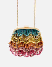 Tiana Tassel Frame Bag, , large