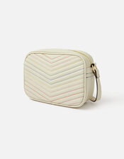 Quilted Chevron Cross-Body Bag, , large
