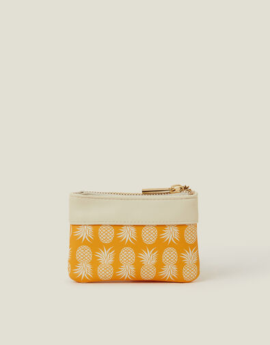 Pineapple Print Coin Purse, , large