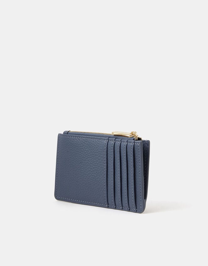 Plain Card Holder, Blue (BLUE), large