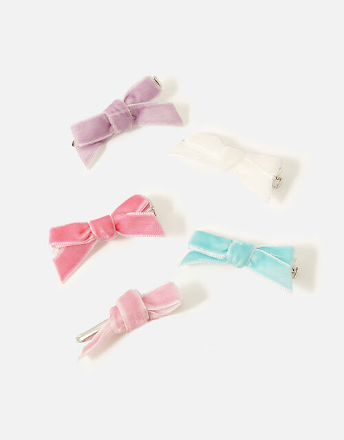 Girls Bow Hair Clip Multipack, , large