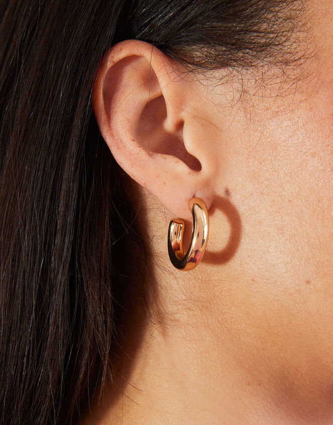 Small Chunky Hoops, , large
