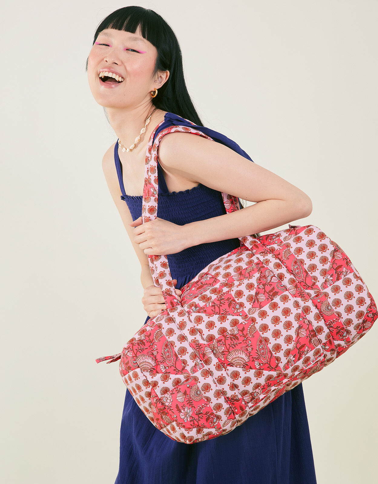 Patchwork Print Weekend Bag