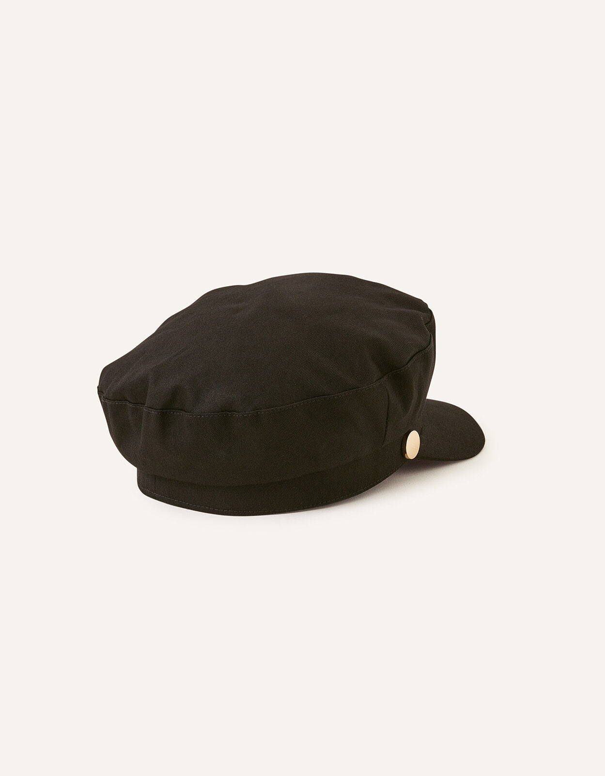 Accessorize baker boy hat top