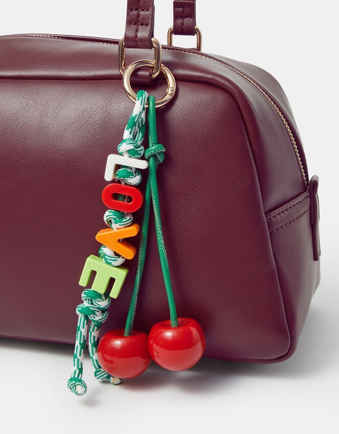 Accessorize x Good Manners Cherry Love Bag Charm , , large