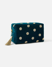 Diamante Polka Dot Makeup Bag, , large