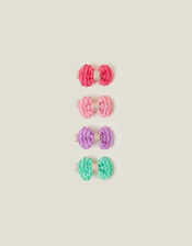 4-Pack Girls Bow Hair Clips, , large