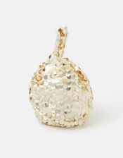 Sequin Wristlet Bag, , large