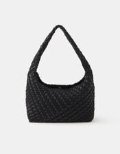 Large Woven Shoulder Bag, , large