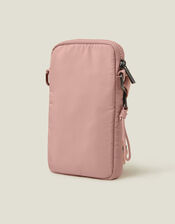 Quilted Nylon Phone Bag, , large