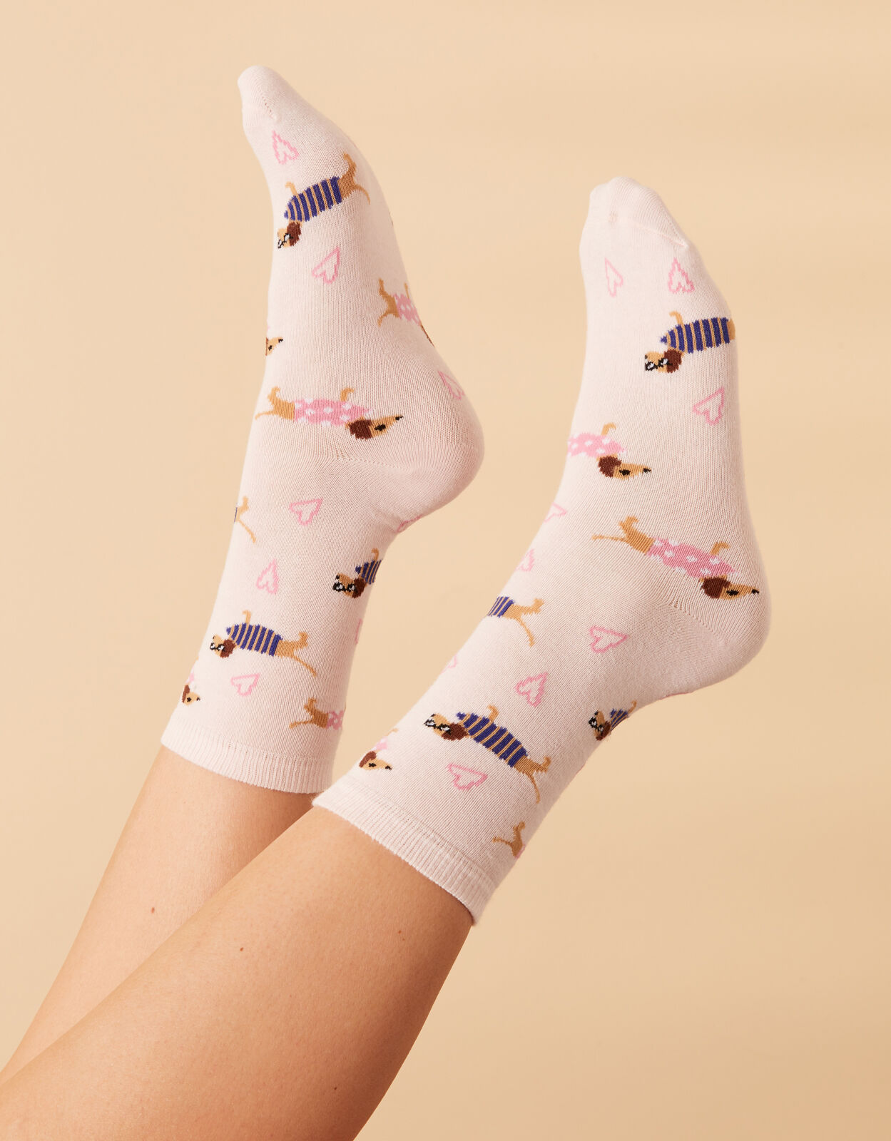 All Over Sausage Dog Print Socks Socks Tights Accessorize UK