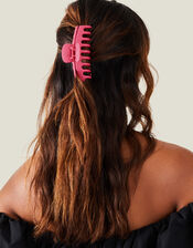 Extra Large Matte Claw Clip, Pink (FUCHSIA), large