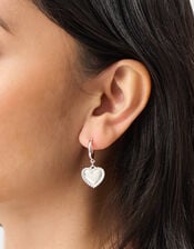 5-Pack T-Bar & Heart Hoop Stud Earrings, , large