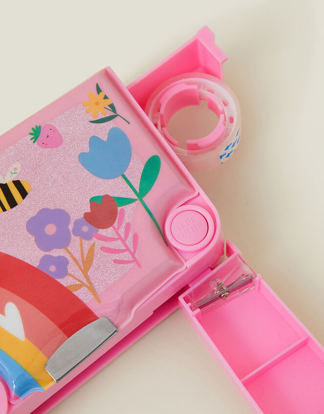 Girls Rainbow Pop-Out Pencil Case, , large