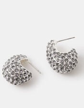 Diamant&eacute; Curve Teardrop Earrings, , large
