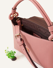 Double Strap Handheld Bag, Pink (PINK), large