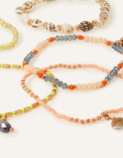 Shell Stretch Bracelets 6 Pack, , large