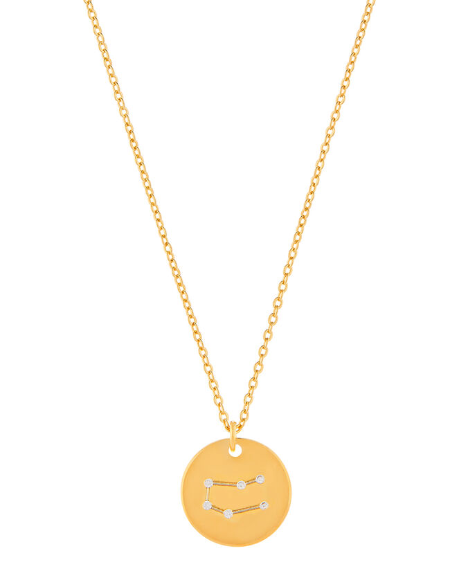 Gold-Plated Constellation Necklace - Gemini, , large