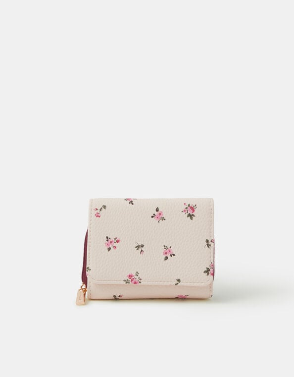 Floral Print Purse, , large