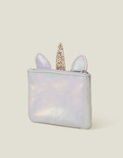 Girls Iridescent Unicorn Purse, , large
