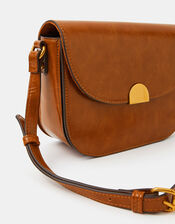 Boxy Crossbody Bag, Tan (TAN), large