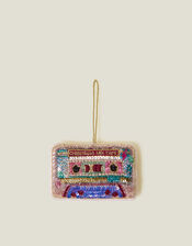 Embellished Mix Tape Christmas Decoration, , large