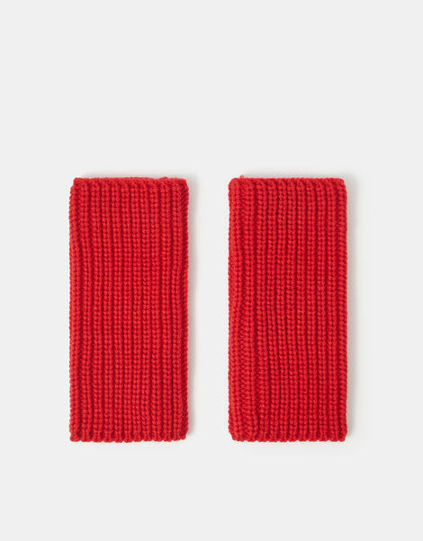 Chunky Knit Wrist Warmers, , large