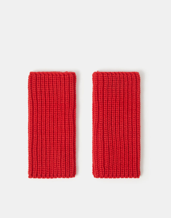 Chunky Knit Wrist Warmers, , large