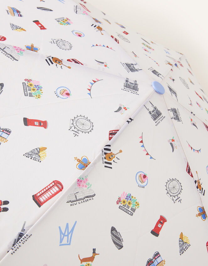 London Print Umbrella, , large