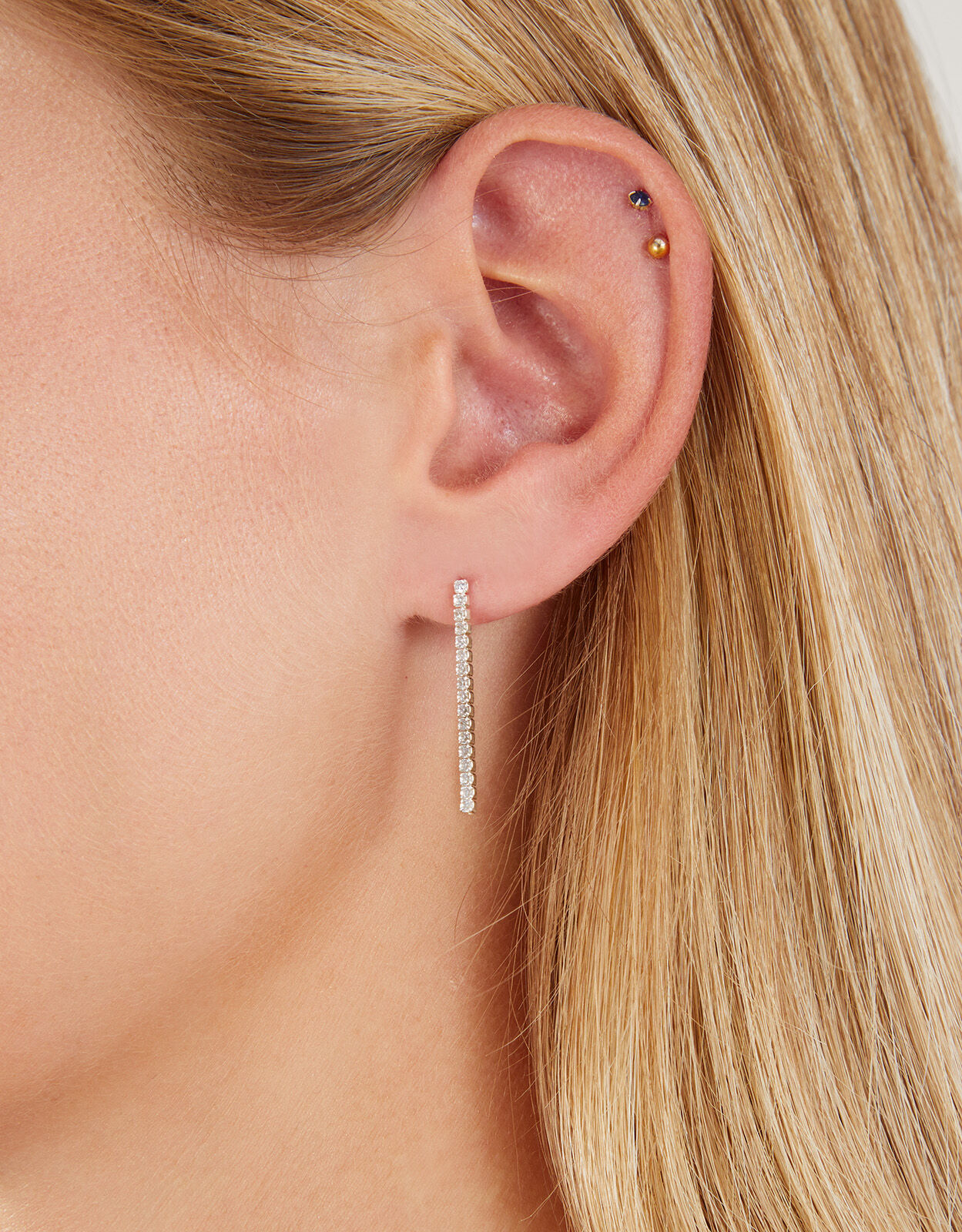 Line hotsell drop earrings