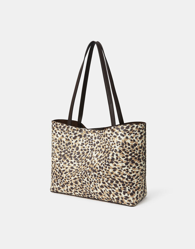 Animal Print Tote Bag, , large