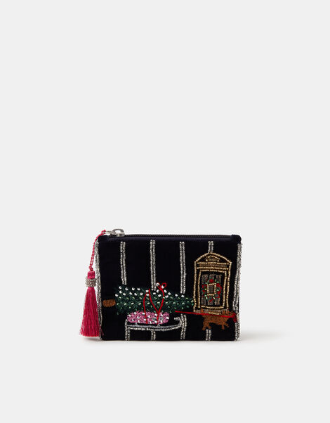 Christmas Tree Embellished Coin Purse, , large