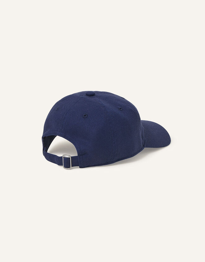 Twill Baseball Cap, Blue (NAVY), large
