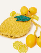 Lemon Fruit Pouch Clutch Bag, , large