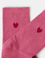 Heart Glitter Socks, , large