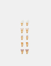 5-Pack Girls Party Clip-On Earrings, , large