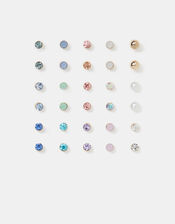 15-Pack Gemstone Stud Earrings, , large