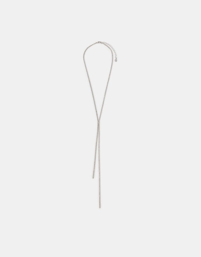 Cupchain Diamanté Lariat Necklace, , large
