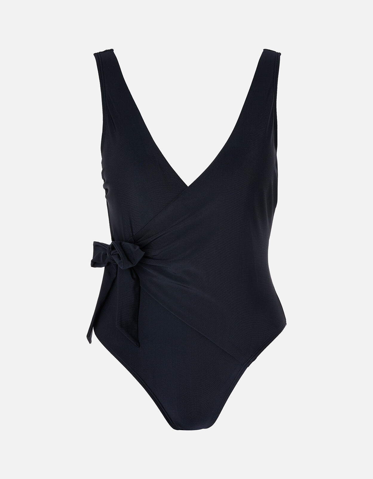 Black wrap swimsuit online