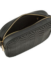 Weave Textile Camera Bag, Black (BLACK), large