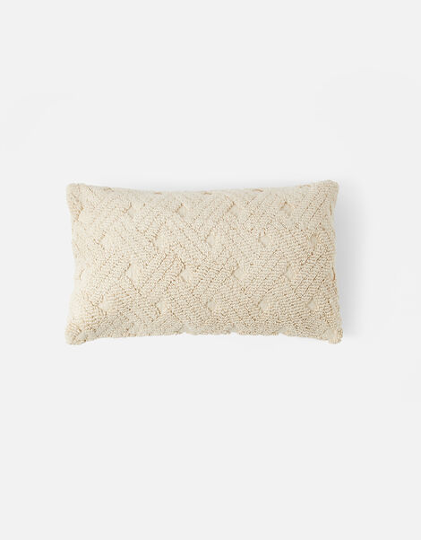 Geometric Textured Cushion Cover, , large