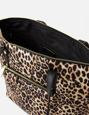 Tilly Leopard Print Tote Bag, , large