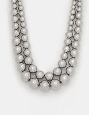 Layered Orb Necklace, , large