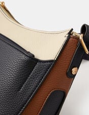 Colour Block Crossbody Bag, Multi (DARKS MULTI), large