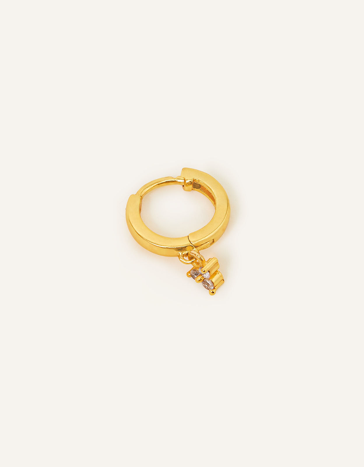 14ct Gold Plated Charm Helix Earring