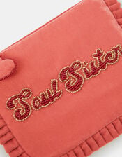 Beaded Soul Sister Velvet Pouch, , large