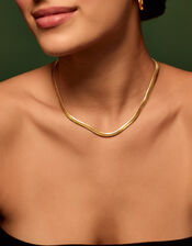 Stainless Steel Omega Chain Necklace, , large