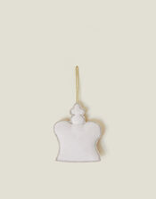 Embellished Crown Christmas Tree Decoration, , large