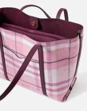 Check Tote Bag, , large