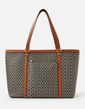Mika Monogram Tote, , large